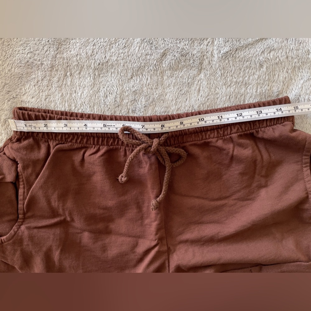 Shon Simon 100% Cotton Drawstring Shorts - Large - Picture 6 of 8